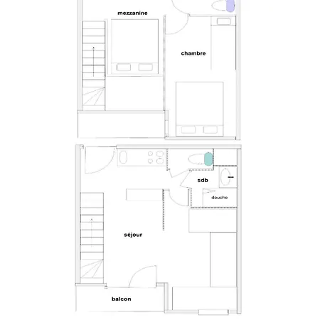 Jetay - Avec Mezzanine Pour 7 Personnes Aux Menuires Mae-4454 Apartment Saint-Martin-de-Belleville